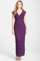 Thumbnail for your product : Marina Embellished Lace Gown