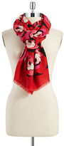 Thumbnail for your product : Kate Spade Deco Rose Patterned Scarf