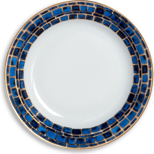 Tania Bulhoes Soup Plate, Jade Blue