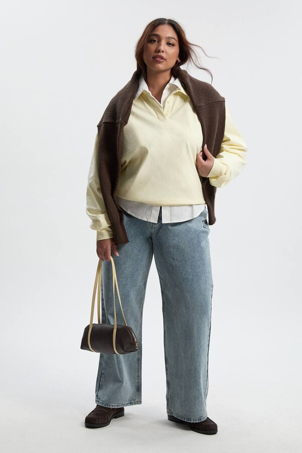 boohoo Wide Leg Denim Jean ShopStyle