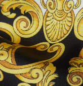 Thumbnail for your product : Versace 7cm Printed Silk-twill Tie - Black