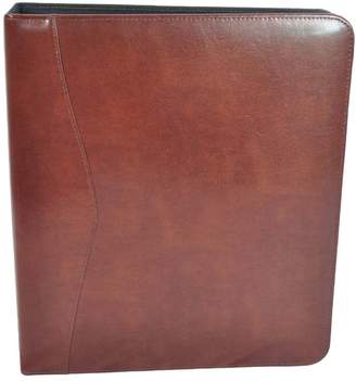 Royce Leather 2" D - Ring Binder, British Tan