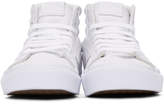 Thumbnail for your product : Vans White OG Sk8-Hi LX Sneakers