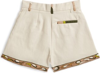 Pucci Junior Contrast-Trim Tailored Shorts (6-14 Years)