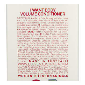 ELEVEN Australia ELEVEN I Want Body Volume Conditioner