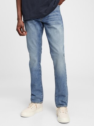 GAP, Jeans, Gap 969 Standard Fit Distressed Medium Wash Straight Leg Jeans  Mens 32x3