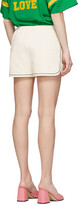 Thumbnail for your product : Gucci White & Navy Interlocking G Shorts