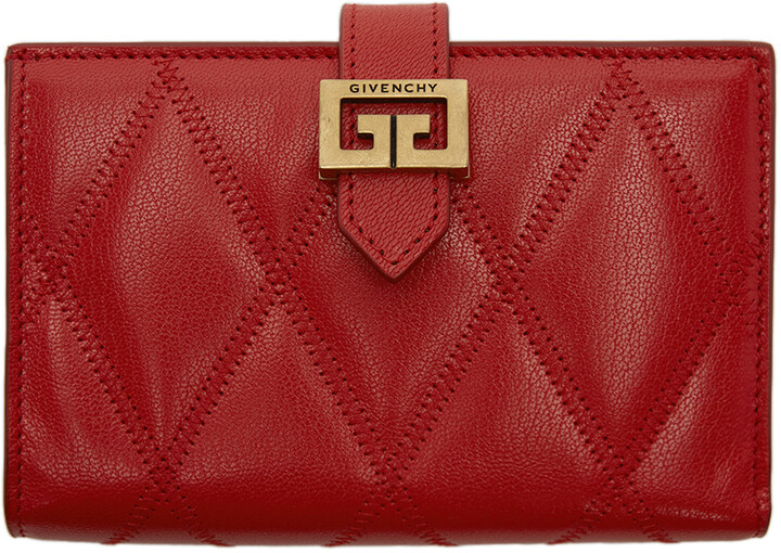 givenchy red wallet