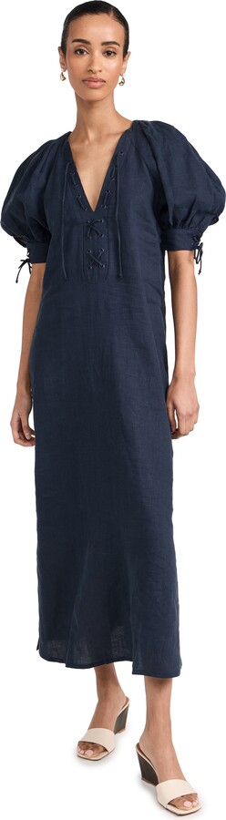 Sleeper Garden Dress in Navy
