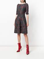 Thumbnail for your product : Talbot Runhof flared tweed dress