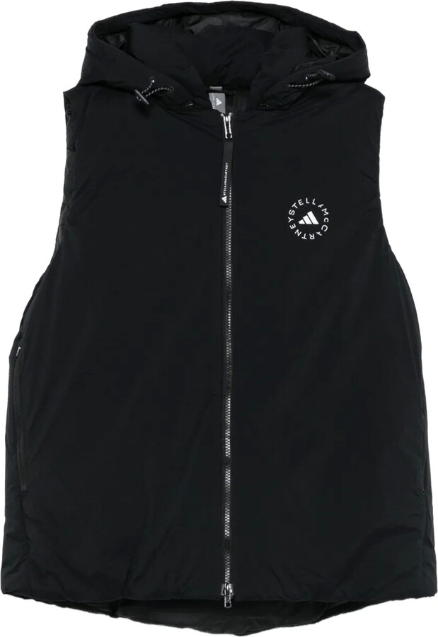 Hooded Zip-Front Waistcoat