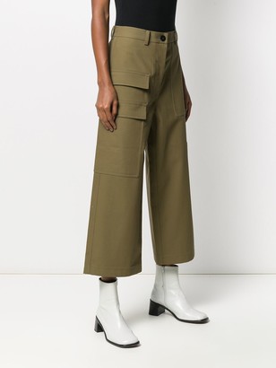 Sofie D'hoore Cropped Wide Leg Trousers