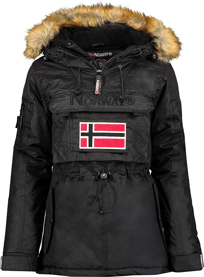 Geographical Norway Women's Parka - Black - X-Large - ShopStyle Outerwear