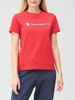 Thumbnail for your product : Champion Crew Neck T-Shirt Red