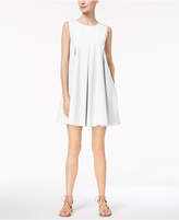 Thumbnail for your product : Marella Cotton Stretch Poplin Pleated A-Line Dress
