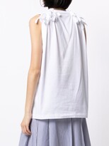 Thumbnail for your product : Toga Tassel-Trim Sleeveless Top