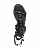 Thumbnail for your product : Ash Multi-Strap Leather Sandals