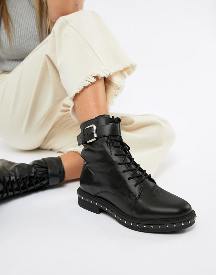 asos lace up boots