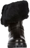 Thumbnail for your product : Sartore Women's Fur-Lined Moto Boots-Black