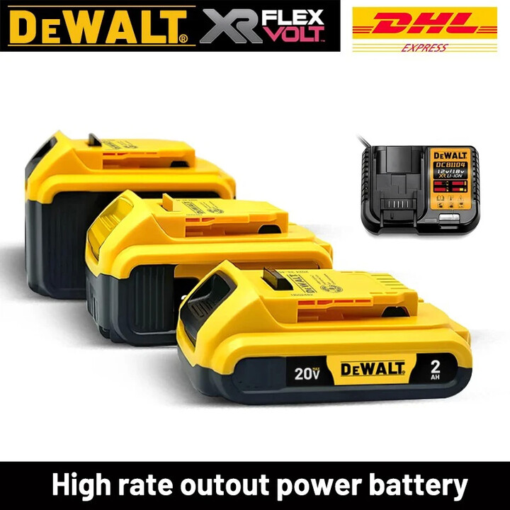 Original DeWalt 9000mAh DCB205 20V/60V MAX Lithium ion Battery DeWalt DCB547-XJ DCB200 DCB201 Used for power tool batteries