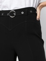 Thumbnail for your product : Cinq à Sept Polly wide-leg crepe trousers