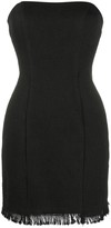 Thumbnail for your product : FEDERICA TOSI Strapless Tweed Mini Dress