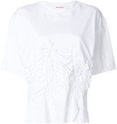 Marni - crinkled effect T-shirt - women - coton/Spandex/Elasthanne - 42