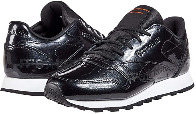 Reebok Classic Leather (Black/Neon Red 