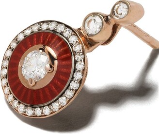 Selim Mouzannar 18kt Rose Gold Diamond Earrings