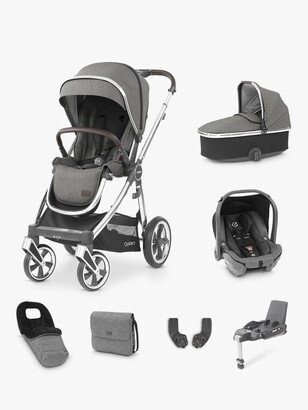Oyster 3 Luxury 7 Piece Pushchair and Carrycot Bundle, Mercury Mirror