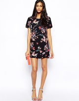 Thumbnail for your product : Zack John Shift Dress In Autumn Blossom Print