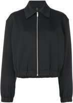 Helmut Lang - cropped jacket - women - coton/Polyamide/Spandex/Elasthanne/Cupro - S