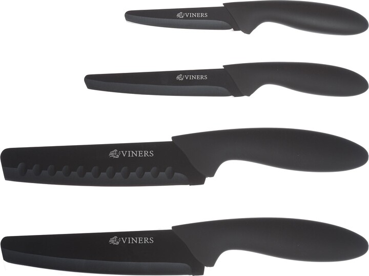 Dunelm Viners Assure 4 Piece Knife Set Black ShopStyle