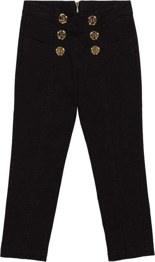Balmain Kids Cotton-blend pants