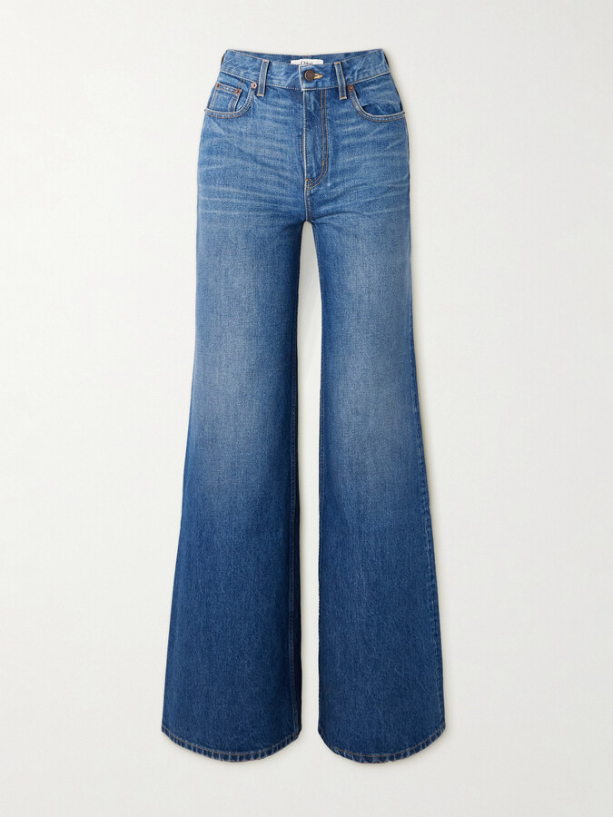 Chloé High-rise Wide-leg Jeans - Blue