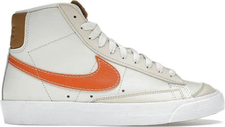 nike blazer mid 77 white gold