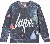 Thumbnail for your product : Hype Space script logo sweater 7-8 years