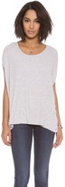 Thumbnail for your product : Three Dots Scoop Neck Oversized Top