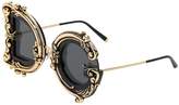 Thumbnail for your product : Dolce & Gabbana Barocco Embellished Sunglasses