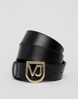 Thumbnail for your product : Versace Jeans Belt with Metal Shield Buckle