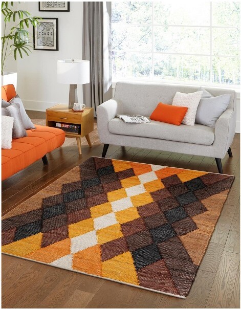 Unique Loom UniqueLoomChindiCottonCollectionAreaRug-Aarna(4'1\