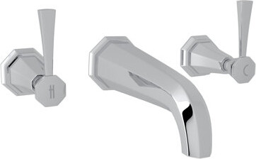 Perrin & Rowe Deco Wall Mount Lavatory Faucet Trim