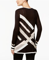 Thumbnail for your product : INC International Concepts Colorblocked Cascade Cardigan, Only at Macy's
