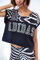 Thumbnail for your product : adidas Zebra Cropped Muscle Tee