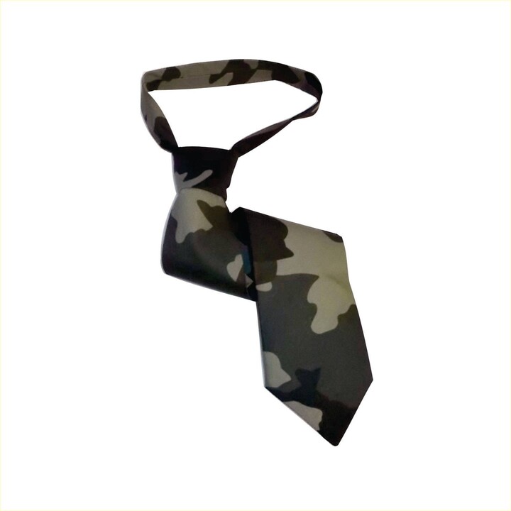Etsy Camouflage Neck Tie Camo Necktie Handmade