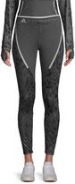 Thumbnail for your product : adidas by Stella McCartney Leopard Recycled Polyester Compression Leggings