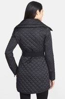 Thumbnail for your product : Laundry by Shelli Segal Belted Quilted Walking Coat (Online Only)