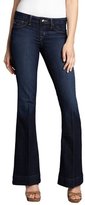 Thumbnail for your product : Sold Denim indigo cotton blend 'Houston High Heel' bootcut jeans
