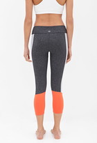 Thumbnail for your product : FOREVER21 ACTIVE Triple Blocked Workout Capris