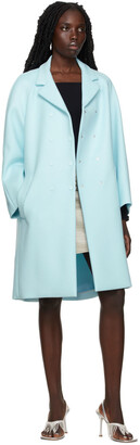 Sportmax Blue Tiberio Coat